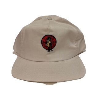 Vintage 80’s Mr. Peanut Life Savers White Adjustable Trucker Hat Embroidered